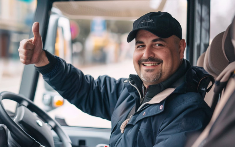 Experienced driver from The London Coach Company assisting passengers