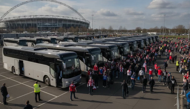 Carabao Cup Final Coach Hire to Wembley