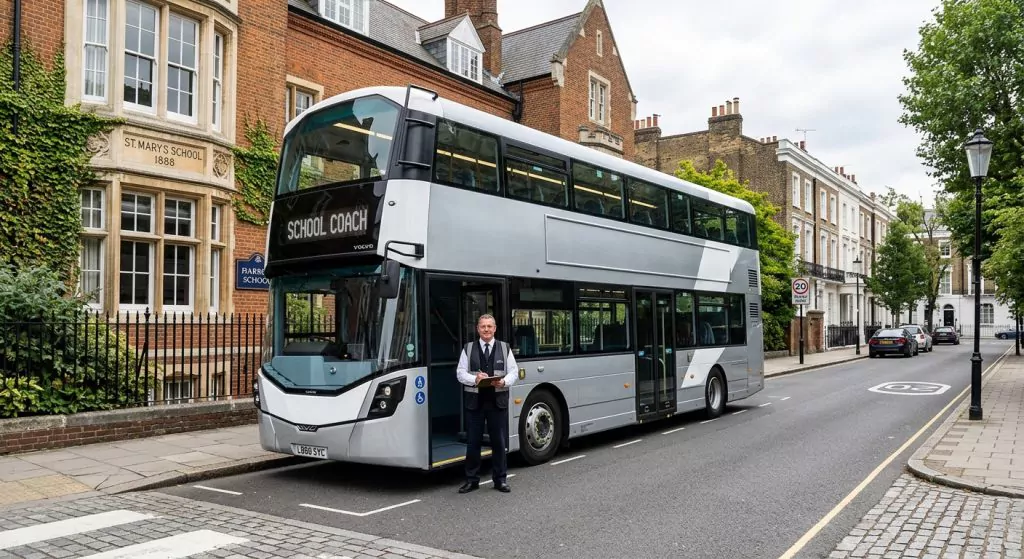 coach hire for school — Safe School Trip Transport: Choosing the Right Coach Hire for London Schools